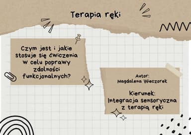 Terapia ręki